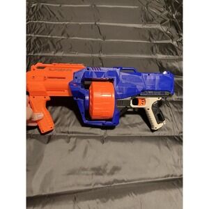 Nerf N-Strike Elite SurgeFire Tommy Gun 15 Shot Pump Action Rotating Drum Works